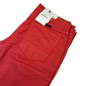UNTUCKIT El Circo Red Straight Leg Garment Dyed Pants Casual Everyday 32x32 NEW‎